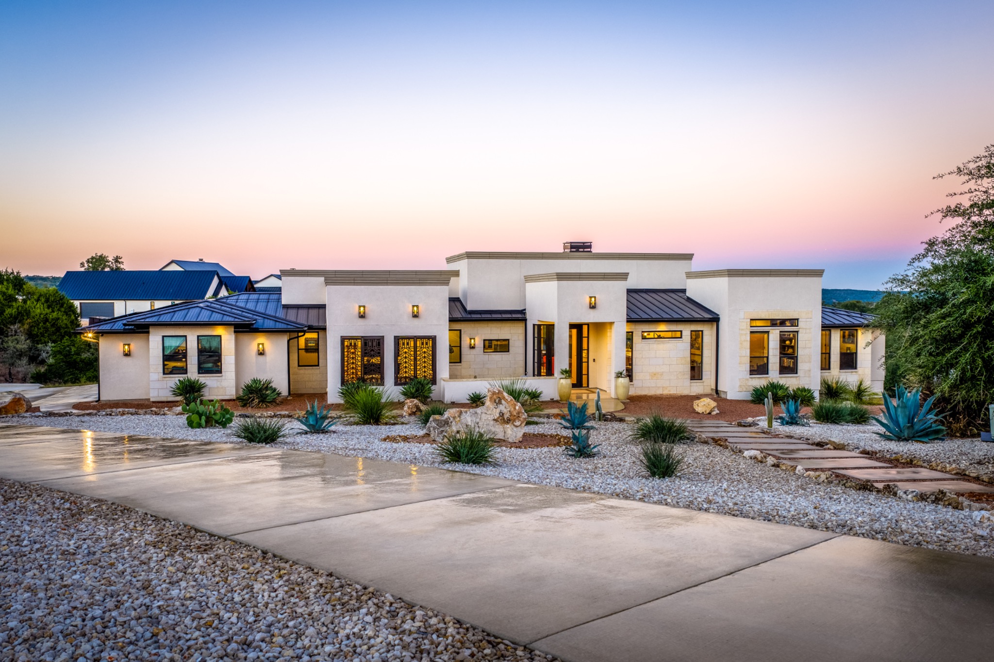 Refined Hill Country interior